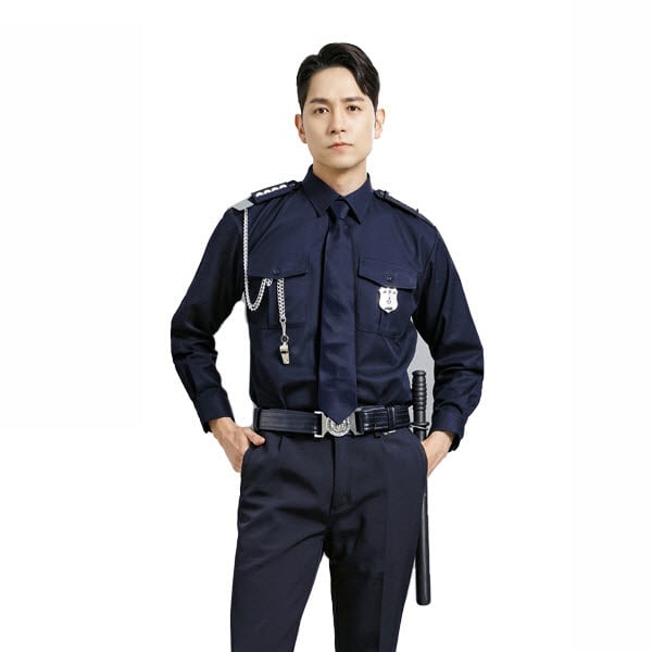 UBS 3051 네이비 긴팔 경비복 상의
